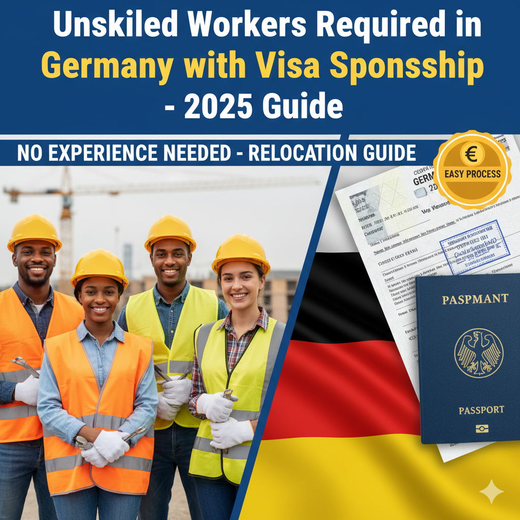 Visa-Sponsored Jobs in Germany Without Formal Education – Start Working Legally